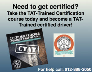 get tat truckers against trafficking certified
